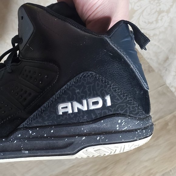 And1 Shoes Euc And Black Lace Up Basketball Shoes Poshmark